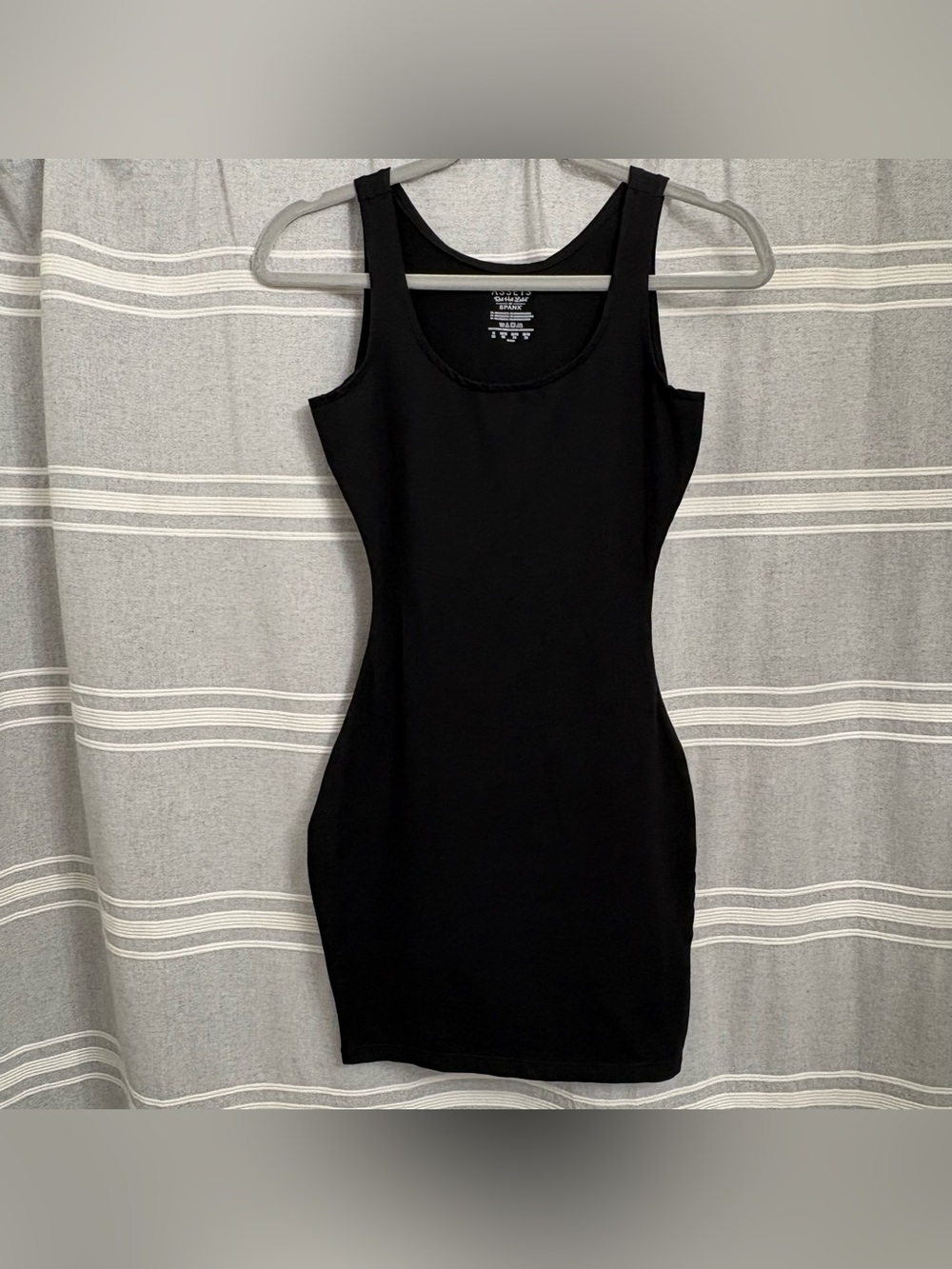 Assets Red Hot Label by Spanx Black Shapewear Tank Slip Size M